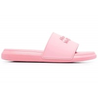 Женские кроссовки Alexander McQueen Logo Slides Pink Pastel (W)