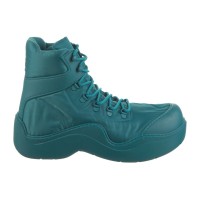 Bottega Veneta Puddle Bomber Ankle Boot Teal
