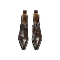 Bottega Veneta Pointed Toe Chelsea Boot Brown