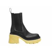 Женские Bottega Veneta Flash Platform Ankle Boot Black Lemonade (W)
