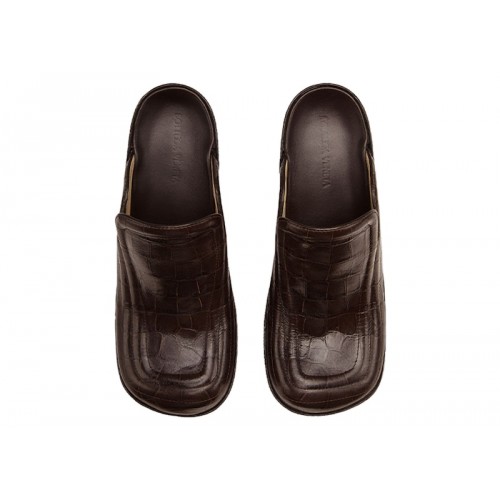 Bottega Veneta Wedge Clogs Brown (W) - женская сетка размеров