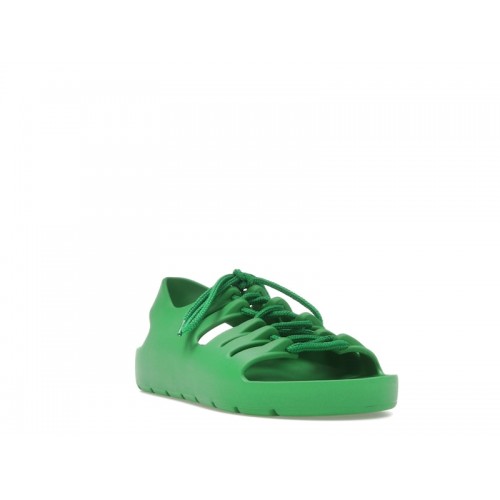 Bottega Veneta Jelly Lace Up Sandal Green (W) - женская сетка размеров