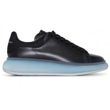 Кроссовки Alexander McQueen Oversized Black Blue Sole