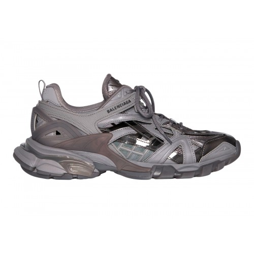 Кроссы Balenciaga Track.2 Clear Sole Grey - мужская сетка размеров