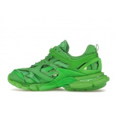Кроссовки Balenciaga Track.2 Clear Sole Fluo Green