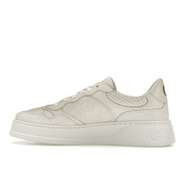 Gucci GG Embossed White Leather
