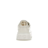 Gucci GG Embossed White Leather