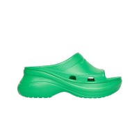 Женские Balenciaga x Crocs Pool Slide Sandals Green (W)