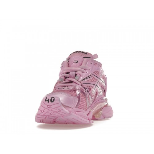 Кроссы Balenciaga Runner Pink (W) - женская сетка размеров
