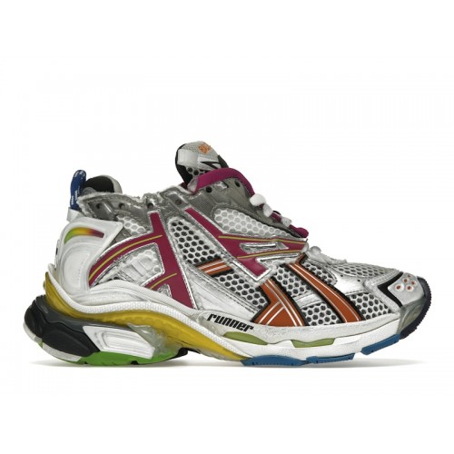 Кроссы Balenciaga Runner Multicolor (W) - женская сетка размеров