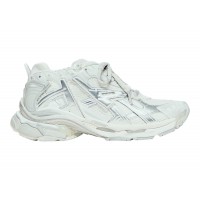 Женские кроссовки Balenciaga Runner White Grey Silver (W)