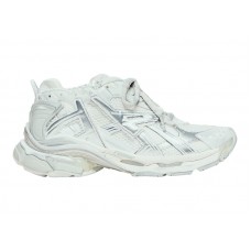 Женские кроссовки Balenciaga Runner White Grey Silver (W)