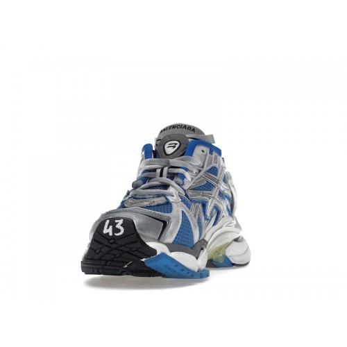 Кроссы Balenciaga Runner Blue Grey - мужская сетка размеров