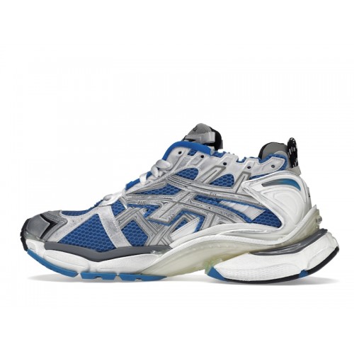 Кроссы Balenciaga Runner Blue Grey - мужская сетка размеров