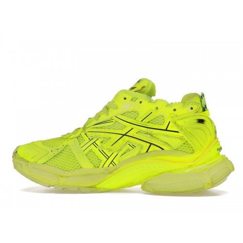 Кроссы Balenciaga Runner Fluorescent Yellow - мужская сетка размеров