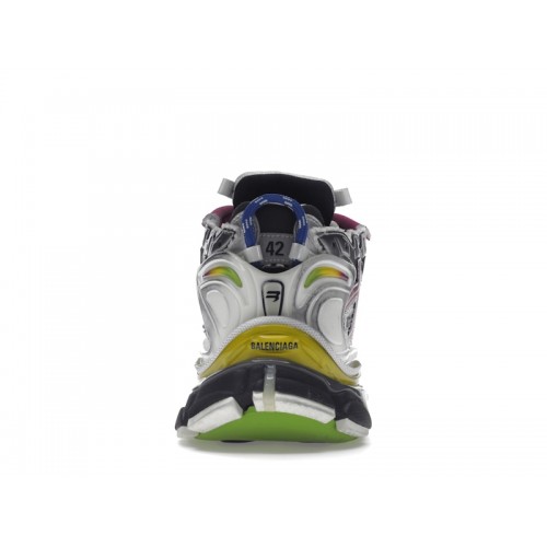 Кроссы Balenciaga Runner Multicolor - мужская сетка размеров