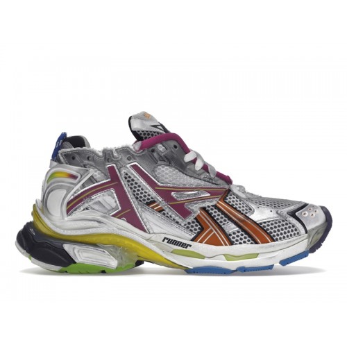 Кроссы Balenciaga Runner Multicolor - мужская сетка размеров