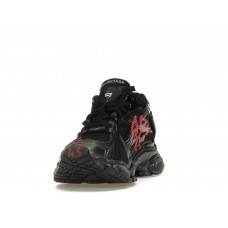 Balenciaga Runner Graffiti Black Red