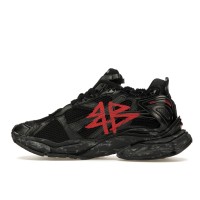 Balenciaga Runner Graffiti Black Red