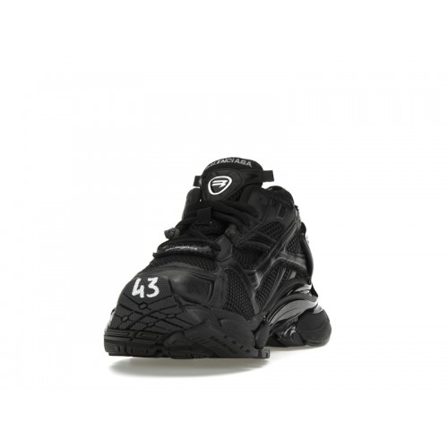 Кроссы Balenciaga Runner Matte Black - мужская сетка размеров