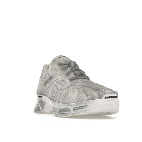 Кроссы Balenciaga Phantom Washed White - мужская сетка размеров