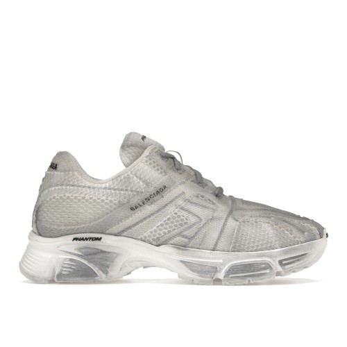 Кроссы Balenciaga Phantom Washed White - мужская сетка размеров