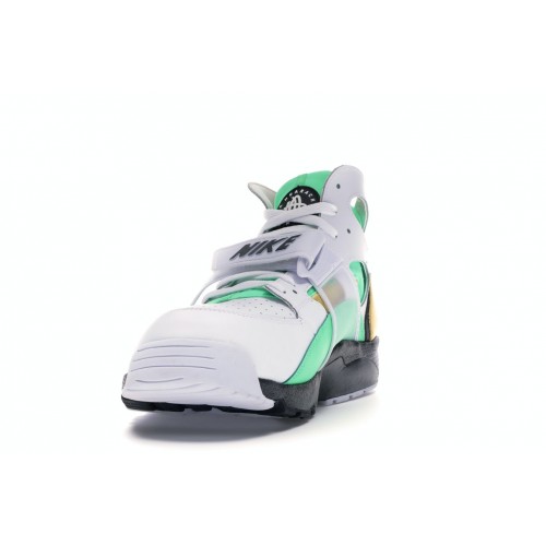 Кроссы Nike Air Trainer Huarache White Topaz Gold Electro Green - мужская сетка размеров