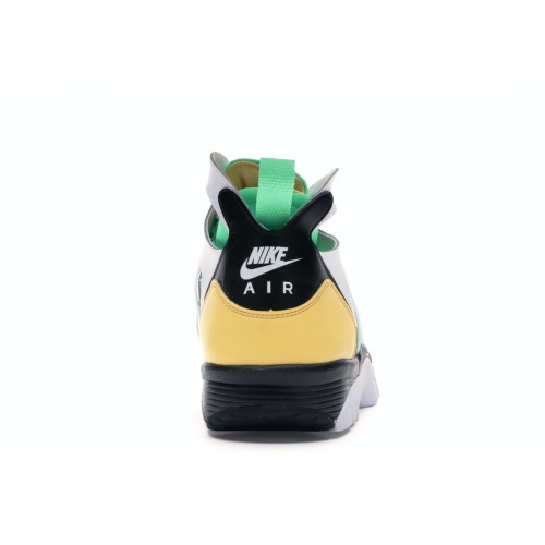 Кроссы Nike Air Trainer Huarache White Topaz Gold Electro Green - мужская сетка размеров