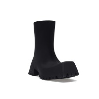 Balenciaga Trooper Rubber Boot Black