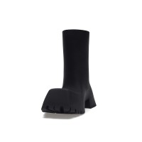 Balenciaga Trooper Rubber Boot Black