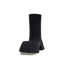 Balenciaga Trooper Rubber Boot Black