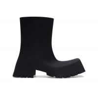 Balenciaga Trooper Rubber Boot Black