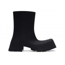 Balenciaga Trooper Rubber Boot Black