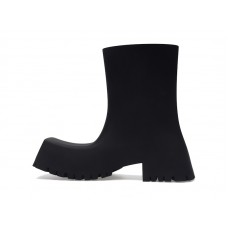 Balenciaga Trooper Rubber Boot Black