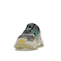 Gucci x Balenciaga The Hacker Project Triple S Beige Green Yellow