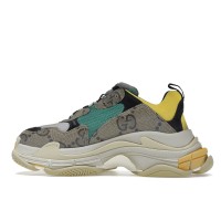 Gucci x Balenciaga The Hacker Project Triple S Beige Green Yellow