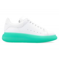 Alexander McQueen Oversized White Green Sole