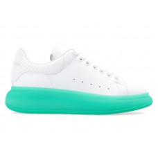 Alexander McQueen Oversized White Green Sole