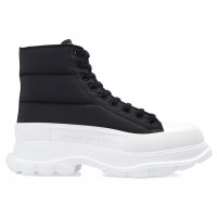 Alexander McQueen Tread Slick Boot Black White