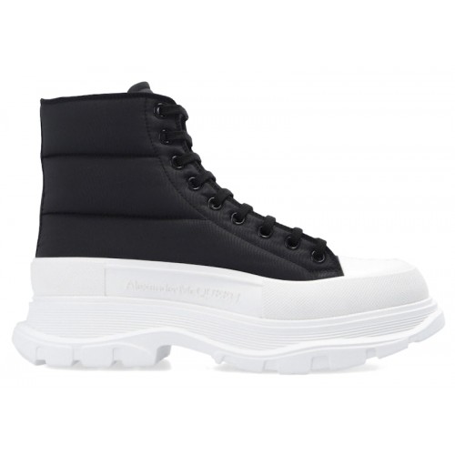 Alexander McQueen Tread Slick Boot Black White - мужская сетка размеров