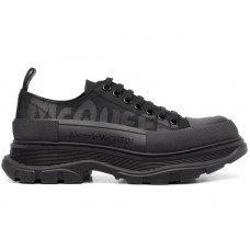 Кроссовки Alexander McQueen Tread Slick Low Lace Up Black