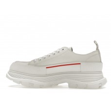 Кроссовки Alexander McQueen Tread Slick Low Lace Up Graffiti White White Blue