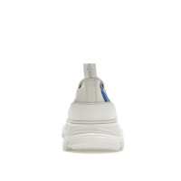 Alexander McQueen Tread Slick Low Lace Up Graffiti White White Blue