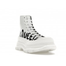 Кроссовки Alexander McQueen Tread Slick Boot Graffiti Optic White