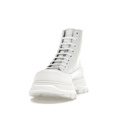 Кроссы Alexander McQueen Tread Slick Boot Graffiti Optic White - мужская сетка размеров