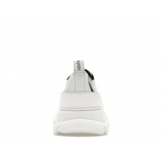 Кроссовки Alexander McQueen Tread Slick Low Lace Up Leather Graffiti White Black White
