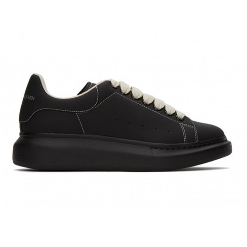 Кроссы Alexander McQueen Oversized Black Ivory - мужская сетка размеров