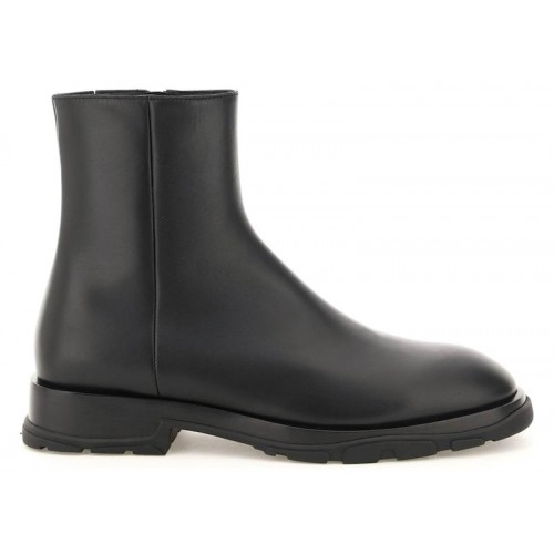 Alexander McQueen Slim Tread Boot Black - мужская сетка размеров