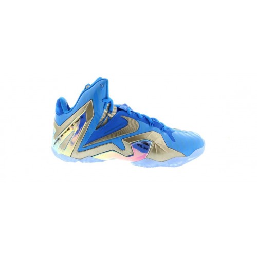 Кроссы Nike LeBron 11 Elite Maison 3M Blue - мужская сетка размеров