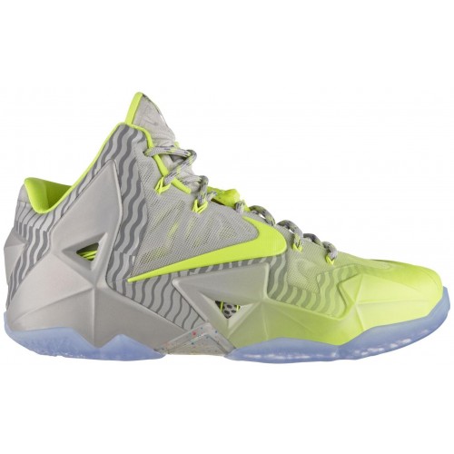 Кроссы Nike LeBron 11 Maison Luster Volt - мужская сетка размеров